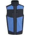 RG385 TRA907 Regatta E-Volve Unisex Two Layer Soft Shell Bodywarmer Strong Blue / Navy colour image